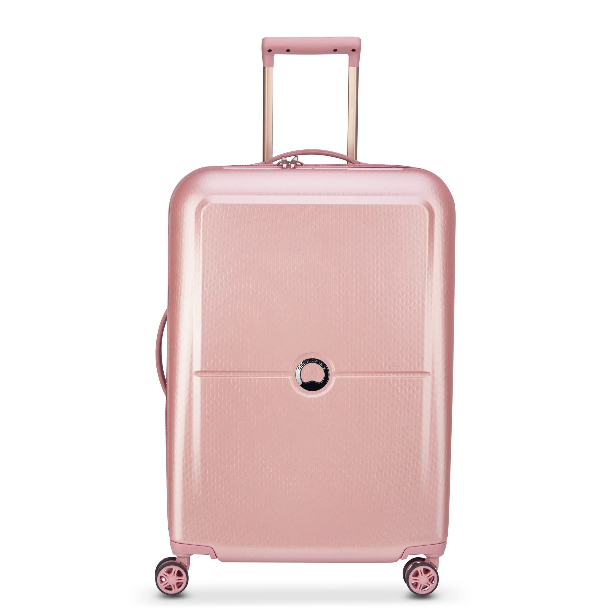 DELSEY Paris - TURENNE - Slim Rigid Cabin Suitcase - 55x40x20 cm - 35 liters - XS - Peony