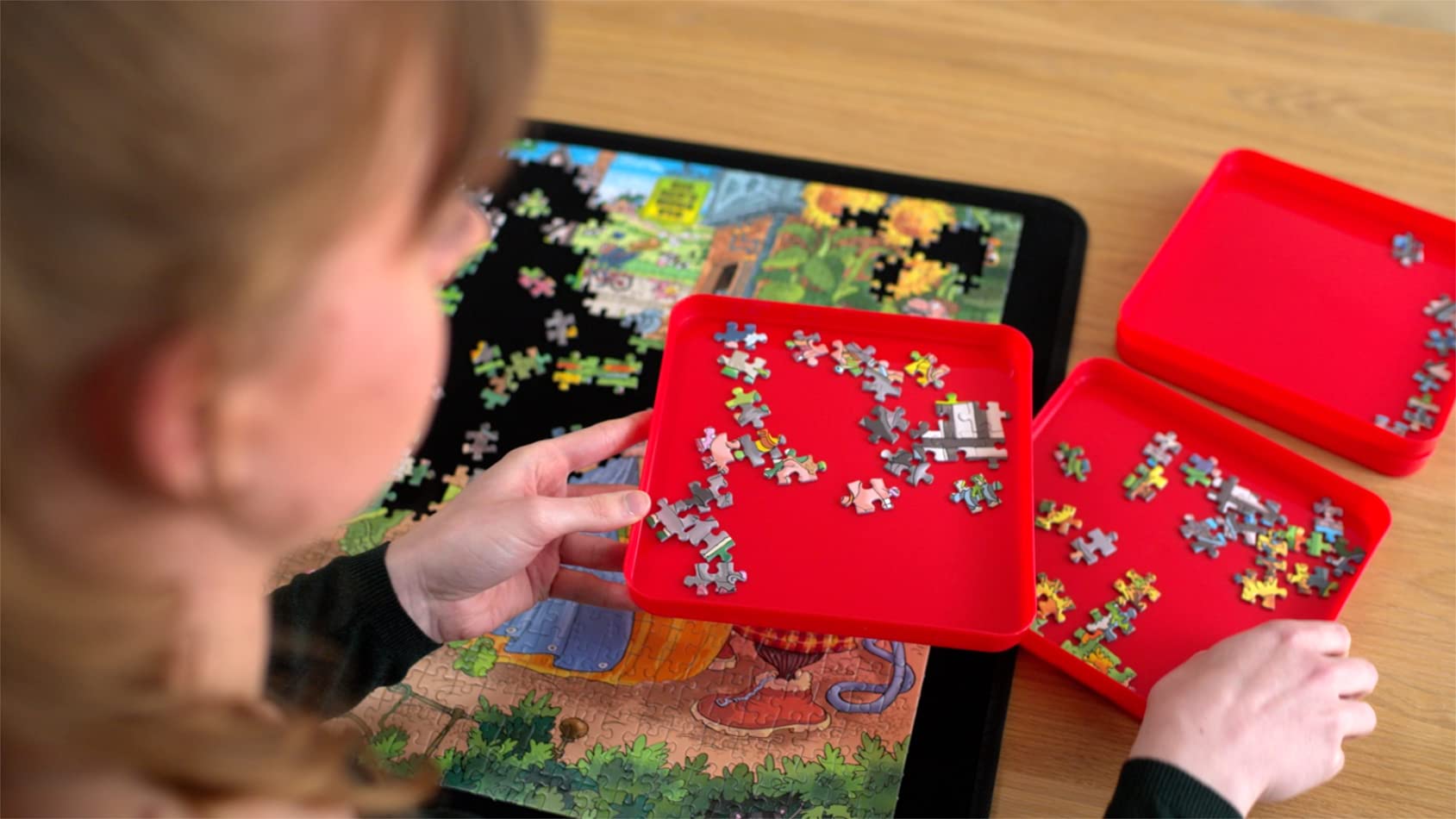 Jumbo Toys, Portapuzzle Board Up to 1000 PCE, for Ages 120