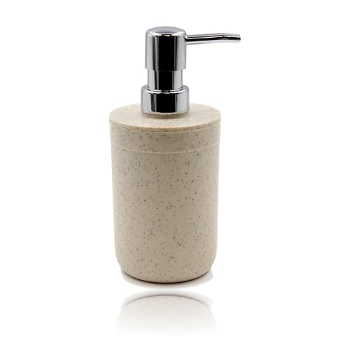 SAND Stone Effect Round Soap Dispenser Amazon.co.uk Kitchen & Home