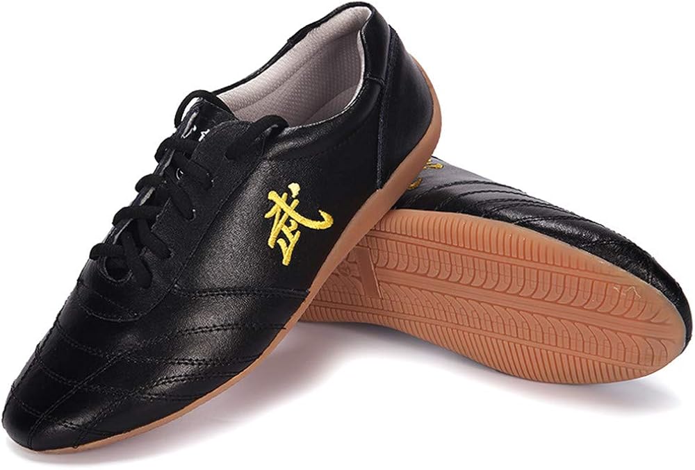 Willsky Martial Arts Shoes, Tai Chi Trainers Shoes Genuine Leather
