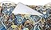Malirona Women 's Durable Floral Crossbody Bag Canvas Messenger Handbag Multi Pocket Travel Satchel Purse (Black Flower)