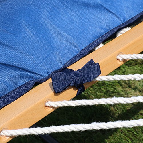 Sunnydaze Large Hammock Pillow with Ties Weather Resistant Long