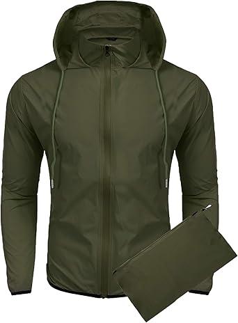 lightweight running rain jacket