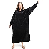 Oversized Wearable Blanket Hoodie, Soft Sherpa Fleece Hoodie for Women Men and Adults, Stay Warm and Cozy.