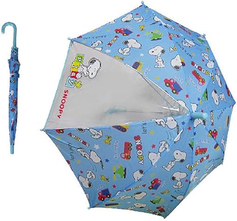 Amazon Co Jp Ys スヌーピー 青 傘 50ｃｍ Peanuts ピーナッツ スヌーピー キャラクターキッズ傘 ５０ｃｍ ワンタッチタイプ レイン グッズ 雨 服飾 レイン ファッション 梅雨 子供 傘 かさ アンブレラ 水色 ホーム キッチン