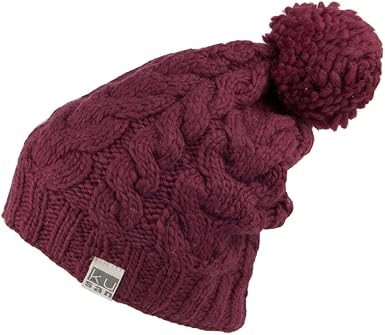 oversized bobble hat