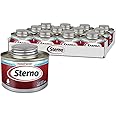 Sterno 6 Hour Handy Wick Canned Heat, Chafing Fuel Cans for Catering, 12 Pack