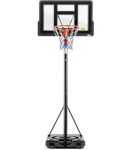 Amazon.com: TONBUX Adjustable Basketball Hoop Outdoor 10FT