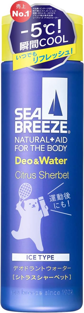 Amazon シーブリーズ デオ ウォーター アイスタイプ シトラスシャーベットの香り 160ml 医薬部外品 Seabreeze シーブリーズ ビューティー 通販
