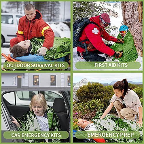 Emergency Blankets 4 Pack ExtraLarge Mylar Emergency Blankets