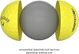 Callaway Supersoft Golf Ball 2023 Yellow Hyper Elastic SoftFast Core view 3