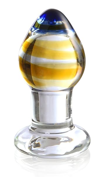 Deluxe'sunset' (Ø 25 mm - 38 mm) Glas Butt Plug large