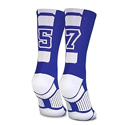 ChalkTalkSPORTS Custom Team Number Crew Socks