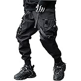 Niepce Inc Men's Japanese Streetwear Techwear Cargo Pants with Design
