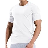 MIER Mens T Shirts Short Sleeve Crew Neck Cotton T-Shirts Casual Ultra Soft Tshirt Tops Classic Basic Tees, Breathable