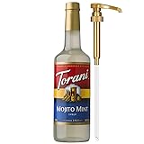 Torani Mojito Mint Syrup for Drinks, Flavoring for