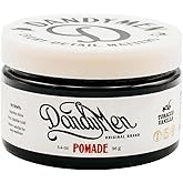DandyMen Pomade – Strong Hold, High Shine, and Hydrating Formula with Pro-Vitamin B5 – Tobacco Vanilla Scent – 4 oz