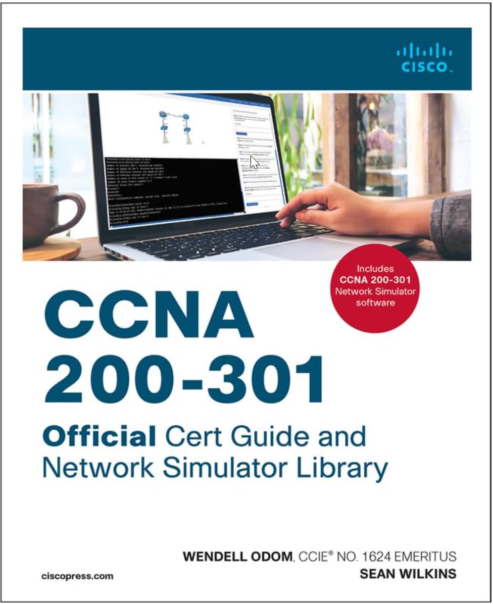 CCNA 200-301 Official Cert Guide and Network Simulator Library Image