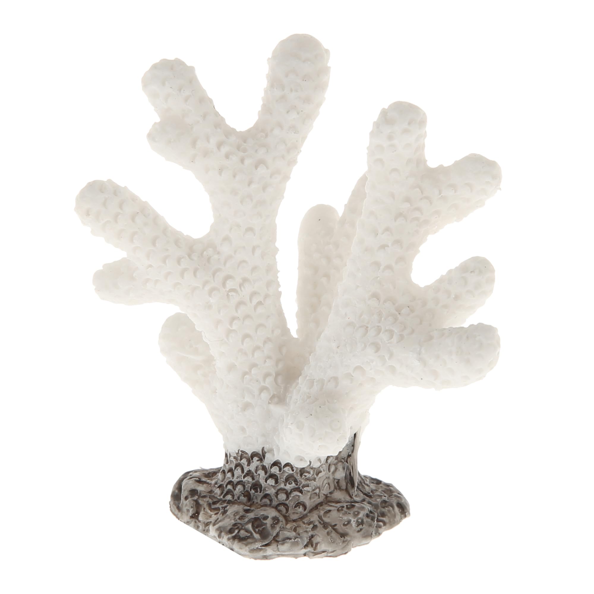 CAPASTEC Colorful Coral Reef Decor, Mini Faux Coral Decor for Aquarium Decorations, 1.81x2.09inch (White)