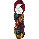 KnitPro Symfonie Fingering Weight Merino Wool Yarn 100g, Harvest Vine | 75% Extrafine Merino &amp; 25% Polyamide, 438yds, OEKO-TEX Certified, Superwash, Colorfast, #1 Yarn Skein for Knitting &amp; Crochet