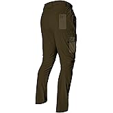 LINLANG EN Men's Lightweight Hiking Cargo Pants Waterproof Quick Dry Travel Climbing Camping Fishing Mens Work Pants Outdoor