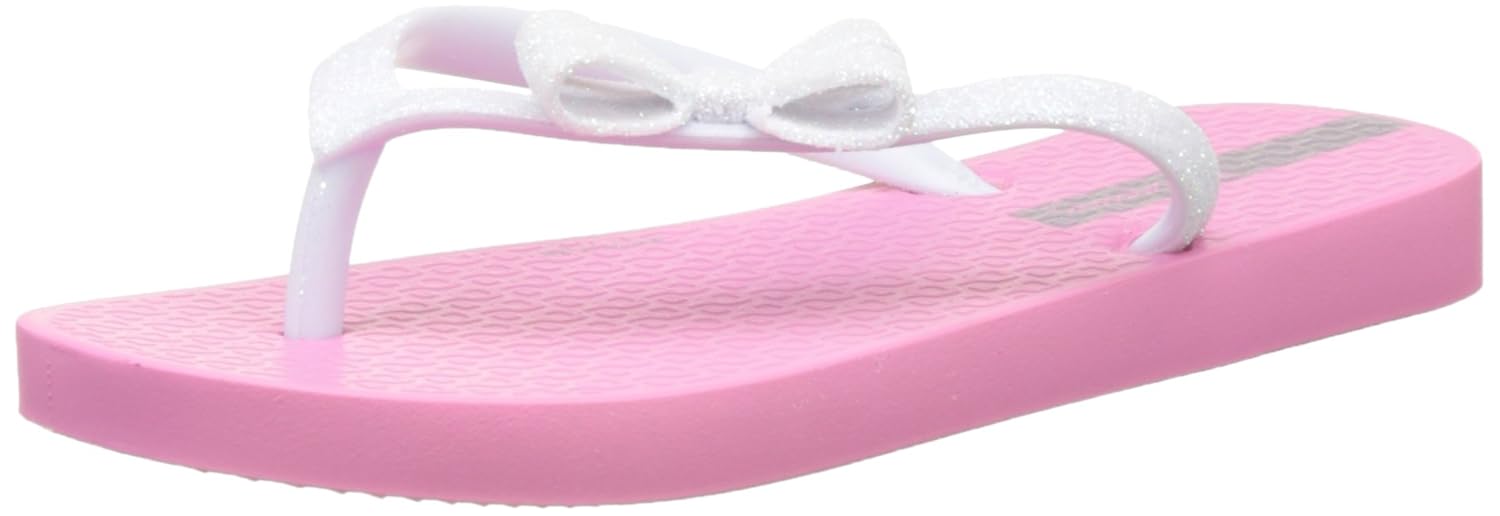 sparkly bow flip flops
