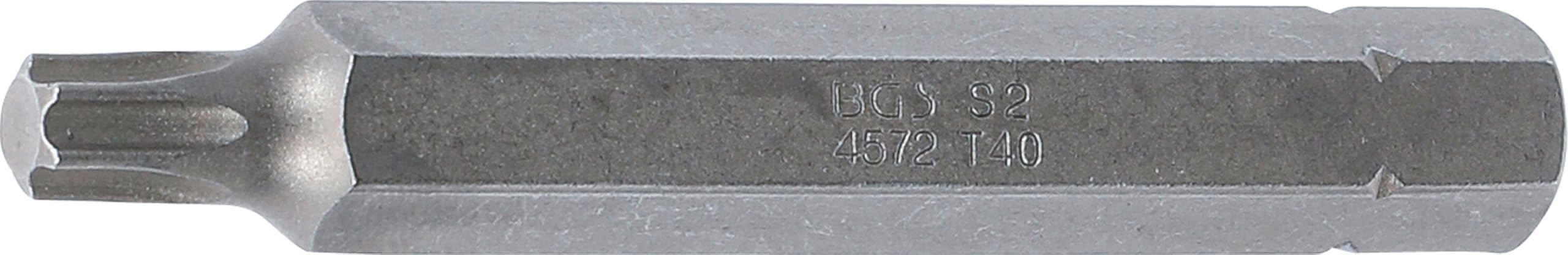 BGS 4572 | Bit | Length 75 mm | 10 mm (3/8") Drive | T-Star (for Torx) T40