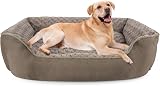 JOEJOY Dog Bed Extra Large - Washable Plush Anti Anxiety Non-Slip Large