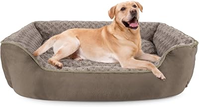 JOEJOY Dog Bed Extra Large - Washable Plush Anti Anxiety Non-Slip Large