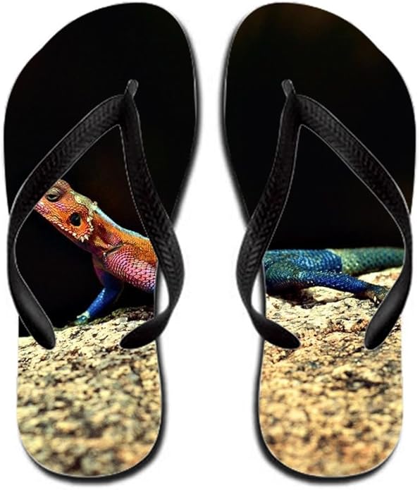 lizard flip flops