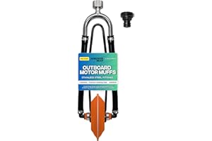 Anchor Man Outboard Motor Muffs Dual Feed Boat Motor Flusher, Water Muffs for Outboard Motor Flushing & Winterizing