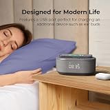 i-box Dawn Alarm Clock with Wireless Qi Charger Bluetooth Speaker FM Radio view 2