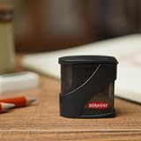 Derwent Twin Hole Pencil Sharpener with Container 11.5mm & 8.25mm Black view 8