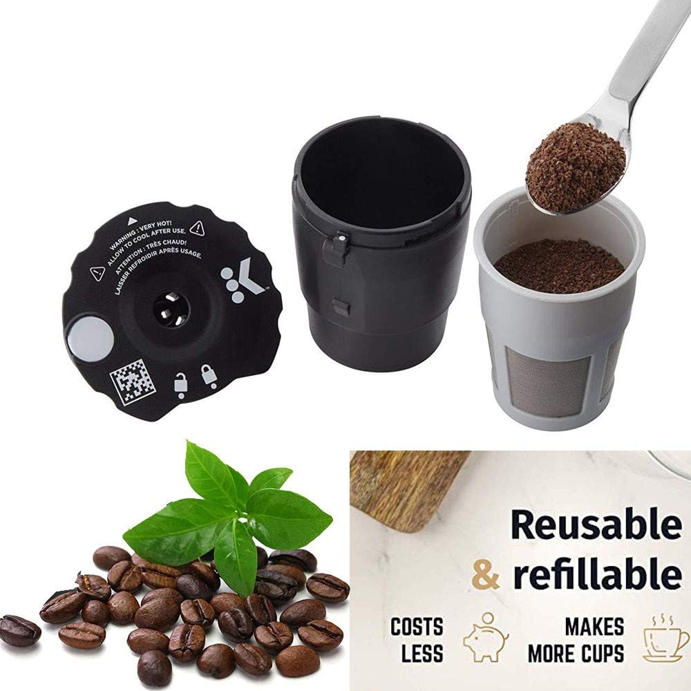 Little Story Reusable Coffee Filter for Keurig Coffee Capsule Cups Coffee Maker Filter, Ground Coffee Filter