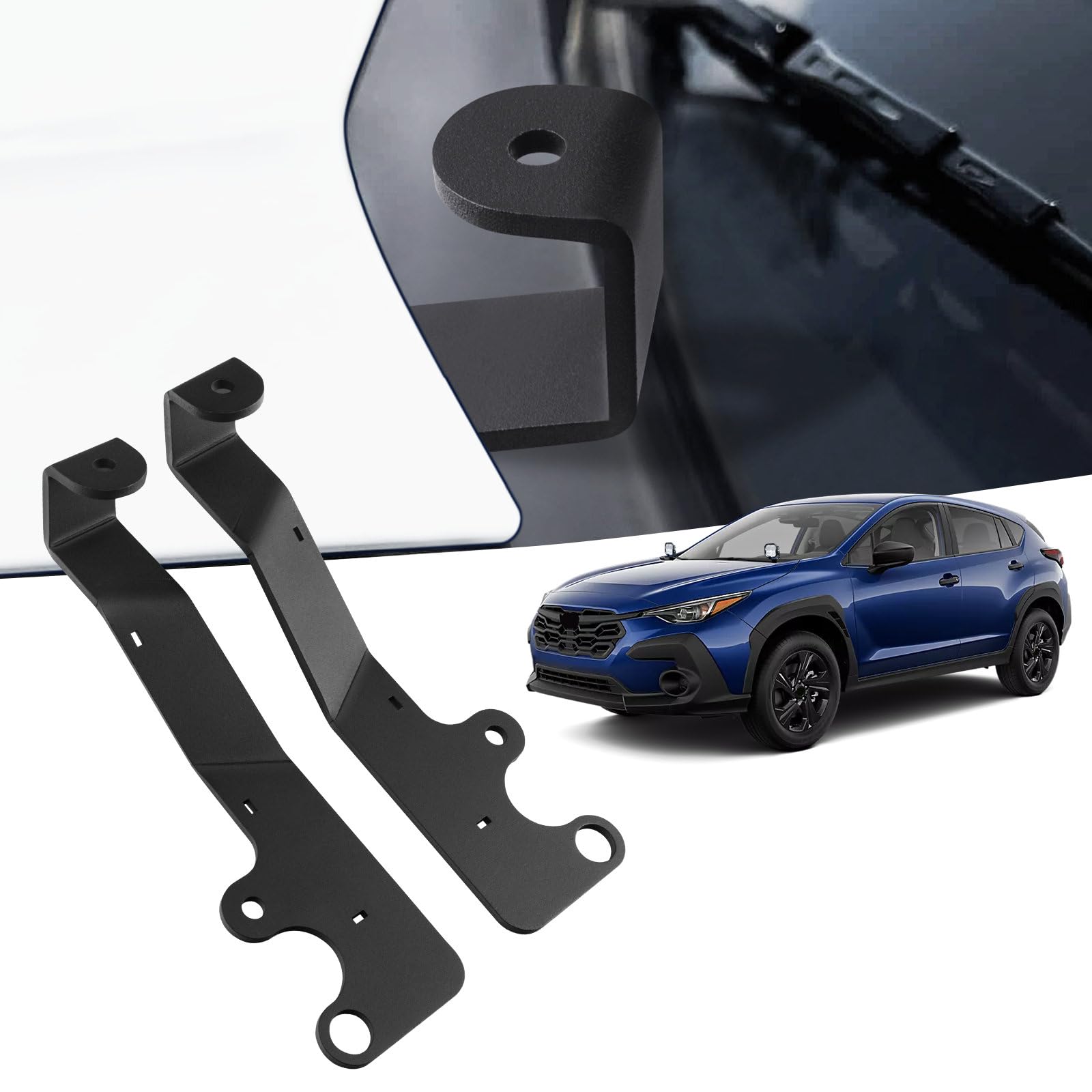 Photo 1 of TECHPICCO Ditch Light Bracket Compatible with Subaru Crosstrek/Crosstrek Wilderness 2024 2025|LED Light Mount Brackets Compatible with Subaru Crosstrek/Crosstrek Wilderness Accessories 2024+
