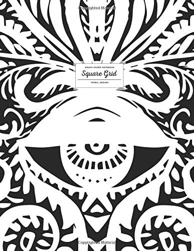 Graph Paper Notebook - Square Grid Journal. Tribal Design: 8.5 x 11 Large, Softcover (Trendy Journals) Paperback – April 25, 2017