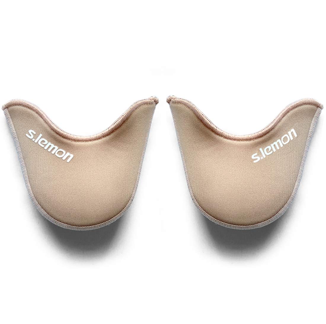 s.lemon Women Silicone Toe Protectors Ouch Pouches Toe Caps Toe Pad for Ballet Pointe Shoes,Short