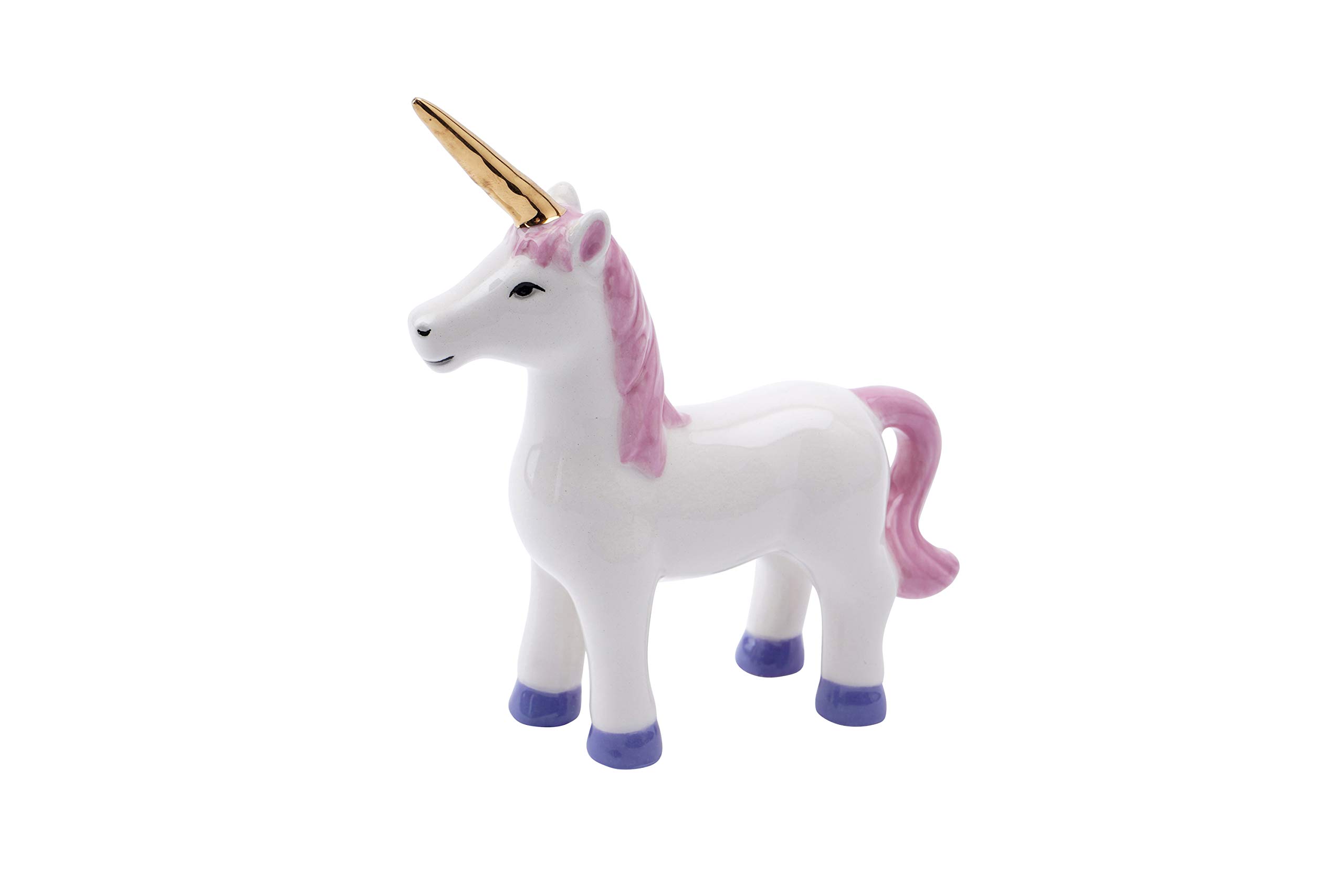 CGB Giftware | 'Eugene The Unicorn' Ceramic Ring Holder | Ring Stand | Jewellery Organiser | Comes Gift Boxed | GB04515