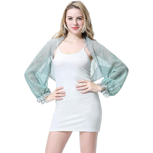AWOCAN Femme Protection UV Manches Écharpe Manches Mousseline Shrug Cape Écharpe Wrap Plage Manchette Couverture Refroidissante Manches Bras Protection Solaire, Noir , Taille Unique