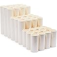 Amazon.com: 36 Pack White Cardboard Tubes for Crafts, DIY Crafting ...