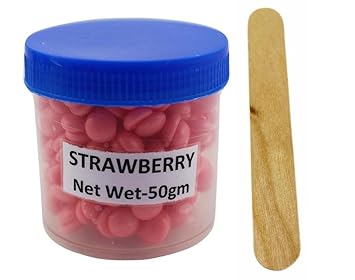 No Strip Strawberry Flavor Depilatory Wax Pearl Hair Removal Hot