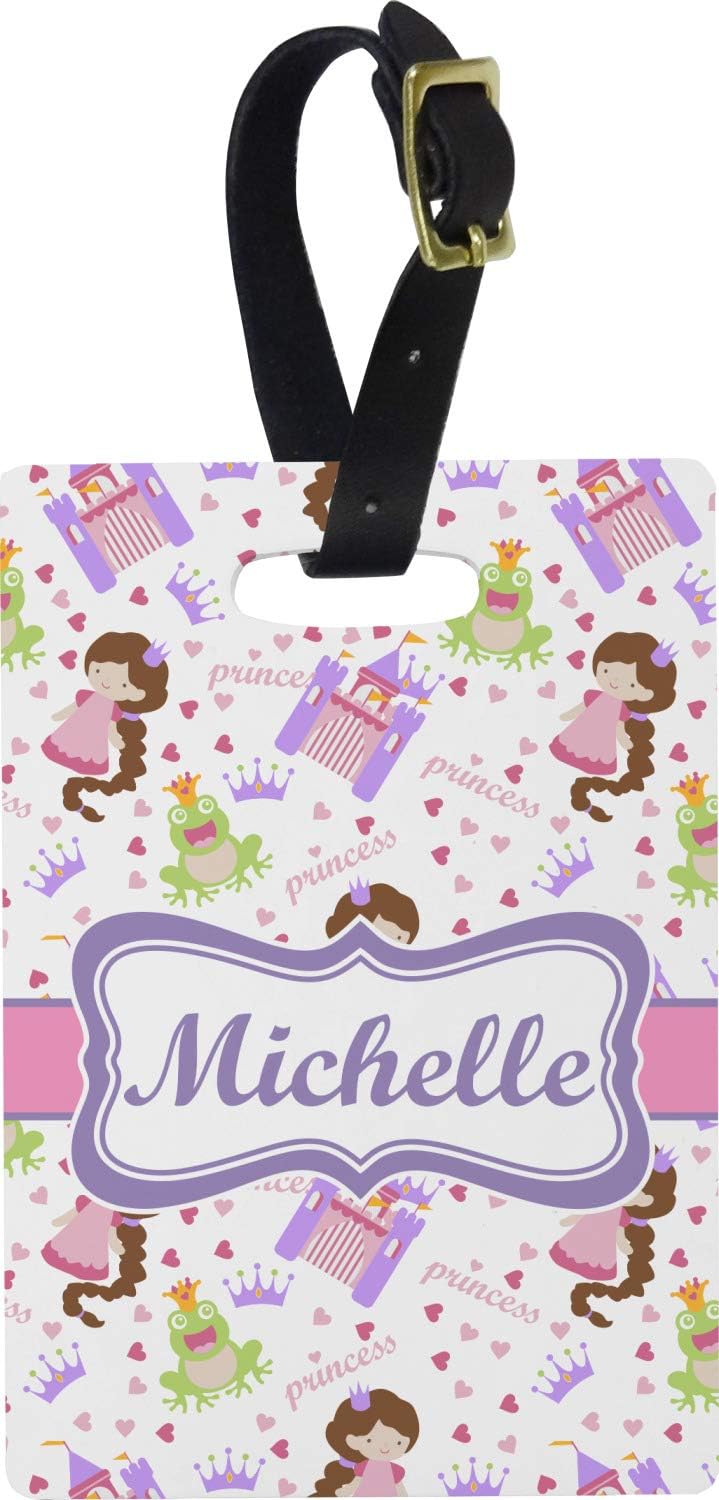 Princess Print Rectangular Luggage Tag (Personalized