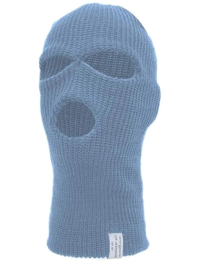 TopHeadwear Face Ski Mask 3 Hole (More Colors) Sky Blue Amazon.in Clothing & Accessories