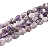 15.5 Inch 11-12 * 15-20mm Natural Amethyst Gemstone Free Form Semi Precious Irregular Strand Drilled Stone Spacer Beads for Jewelry Making