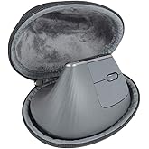 Hermitshell Hard Travel Case for Logitech MX Vertical Wireless Mouse (Black, Case for MX Vertical)