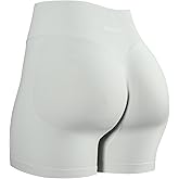 AUROLA Influence Workout Shorts for Women,2.5 3.5 4.5 5.5 6.5 No Roll Up Squat Proof Scrunch Seamless Compression Gym Short