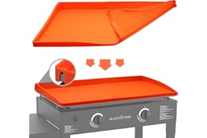 AiBOB Silicone Griddle Mat Cover for Blackstone - 28 Inch Upgraded Full Wrap-Around Food Grade Grill Buddy Mat, All Season Grill Surface Protective Cover
