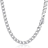 PROSTEEL 316L Stainless Steel Cuban Link Chain Necklaces for Men, Black/18K Gold Plated, Hypoallergenic Jewelry, 4mm-13mm, 14"-30", Come with Box