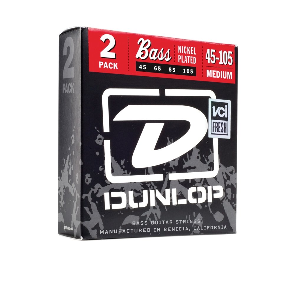 Jim Dunlop JD-2PDBN45105 Bass Guitar String, Set of 2 Pieces