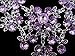 Gbell Clearance! Charm Wedding Bridal Crystal Necklace Earrings Jewelry Set Fine Rhinestone Women's Prom Jewelry Statement (Purple)